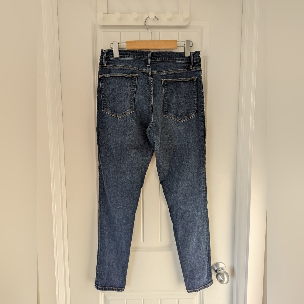 Frame Denim Dark Blue Skinny Jeans Size 30 - Picture 3 of 7